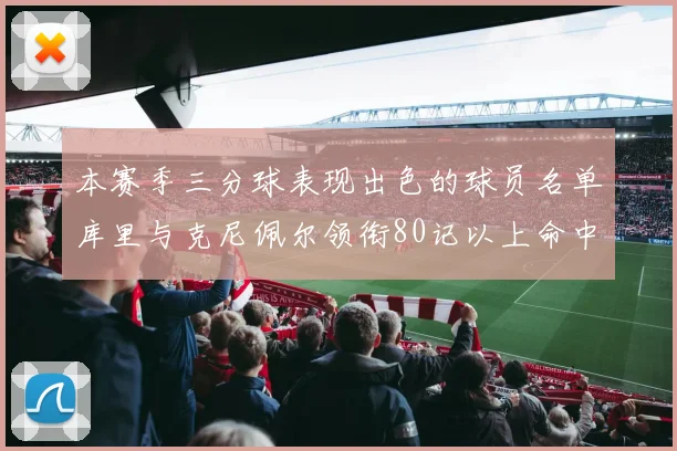 本赛季三分球表现出色的球员名单库里与克尼佩尔领衔80记以上命中率超40